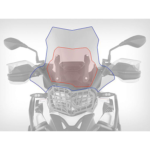 ツーリングスクリーン MARATHON 純正ロングスクリーンステー用