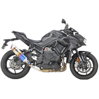 NASSERT Evolution TypeII スリップオンマフラー Z H2 クリアチタン
