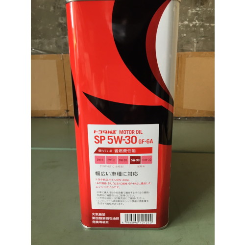 純正部品】エンジンオイル SP/GF-6A 5W-30 4L - 自動車