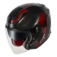 A-FORCE RS JET FLASH カーボン アイアンレッド L - バイク