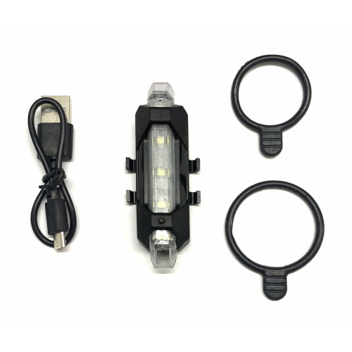 LEDライト USB充電型セフティフロントライト ブラック - 自転車 LEDライト USB充電型セフティフロントライト ブラック - 自転車