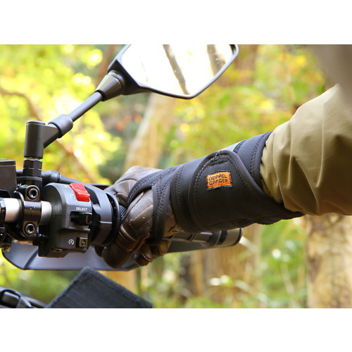 手首足首ウォーマーセット バイク用 DGL603-BK - バイク