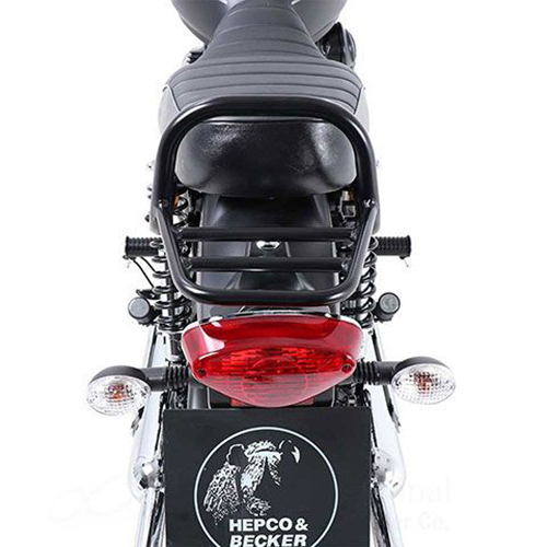 リアキャリア W800 Street/Cafe/W650/W800 ブラック - バイク