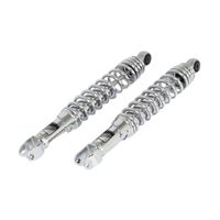 ローダウンリアショックアブソーバー(クロムメッキ/2本セット) - バイク