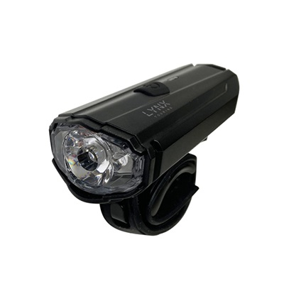 充電式ハイパワーLEDヘッドライト 自動調光 ブラック - 自転車