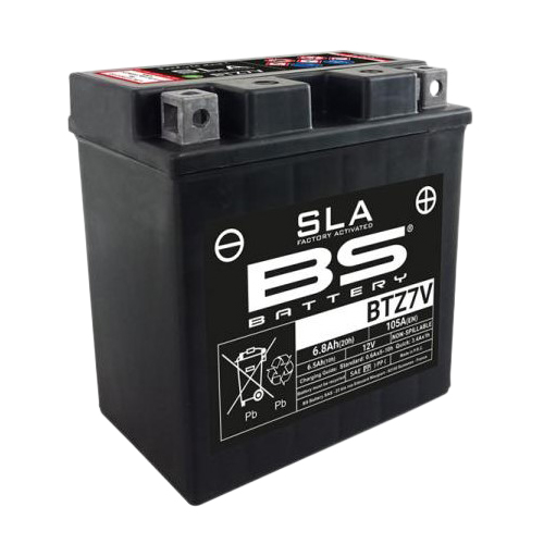 新品BS BATTERY BTZ7V バイク用バッテリー 〔YTZ７Ｖ互換〕 BTZ7V(YTZ7V互換) - バイク