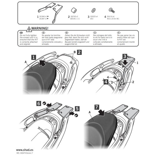フォルツァ トップマスターフィッティングキット フォルツァ(18-20/23-25) - バイク