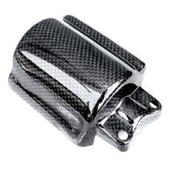 カーボンセルモーターカバーシグナスX/BW'S125 - バイク