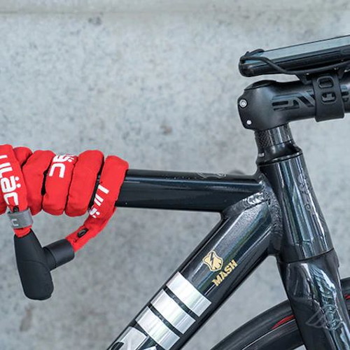 シリコンヘッド チェーンロック(ディングキー) SUPREME ブラック - 自転車