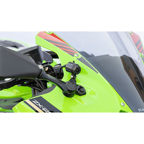 ドライブレコーダー 前後カメラ用ステー ZX-25R 20y- - バイク