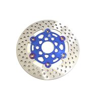 JOG系 フローティングディスク 200mm ブルー - バイク