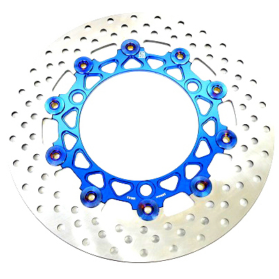 ビッグローター 260mm NMAX125/155 ブルー - バイク