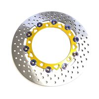 フローティングディスクローター 267mm XMAX250/XMAX300 ブルー - バイク