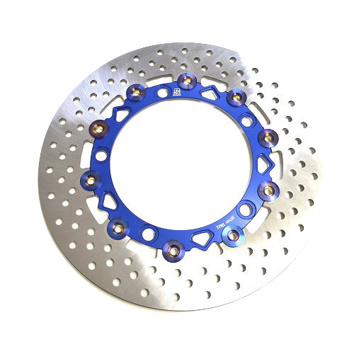 フローティングディスクローター 267mm XMAX250/XMAX300 ブルー - バイク