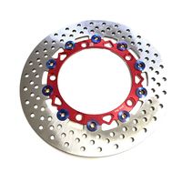 フローティングディスクローター 267mm XMAX250/XMAX300 ブルー - バイク