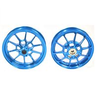 鍛造アルミホイール前後セット ブラック タイプ1 アドレスV125/S