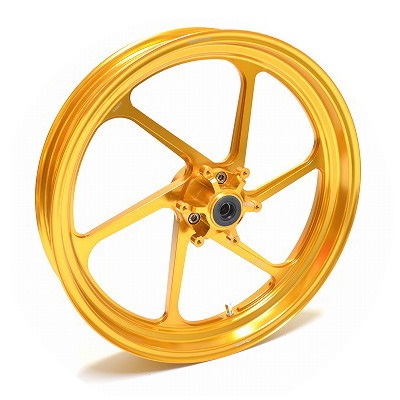 鍛造ホイール前後セット FG506 ゴールド CBR250R/RA - バイク