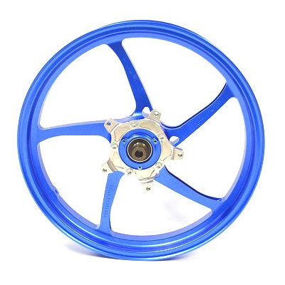 鍛造ホイール前後セット FG525 ブルー YZF-R25/R3 - バイク
