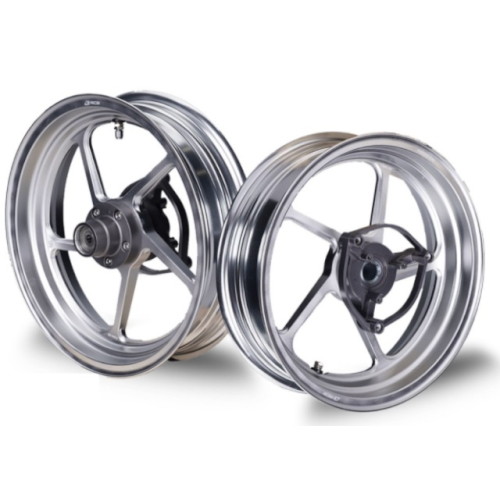 鍛造ホイール前後セット FG506 シルバー NMAX125/155 - バイク 鍛造ホイール前後セット FG506 シルバー NMAX125/155 - バイク