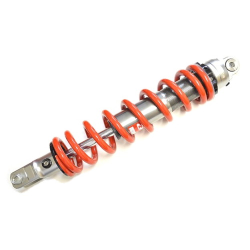 リアショック減衰調整式 405mm KLX150 S2-LINE レッド モノサス - バイク