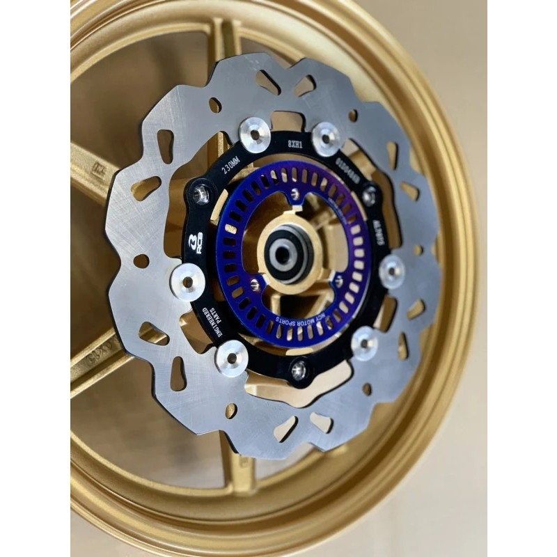 鋳造ホイール前後セット SP811 ブラック NMAX125/155 - バイク