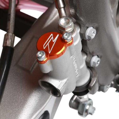 リザーバーカバー KTM/ハスク用 H.ブルー ZE86-8409 - バイク