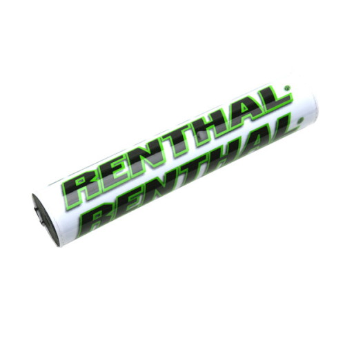 バーパッド 8.5インチ ホワイト/グリーン - バイク