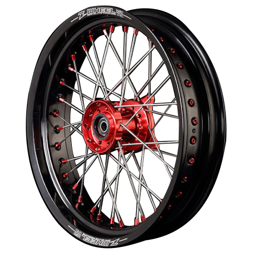 CRM250? XR250? モタードホイール AR1モタードホイールキット トレール XR/CRM フロント 17×3.50 レッド