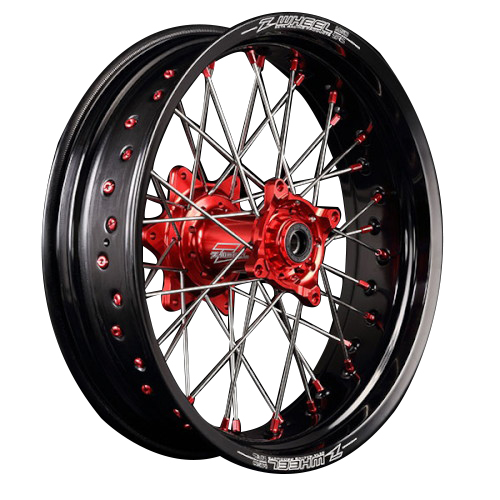 CRF モタードホイール リア用　17-5.00 おまけ付き Z-WHEEL ズィーウィール AR1モタードホイールキット (ステンレス