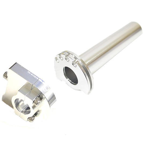 アルミCNCハイスロットル アドレスV125 シルバー - バイク