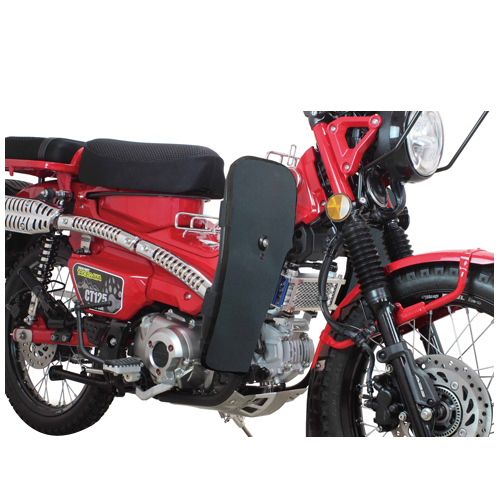 シールド左右セット ブラック SP武川製レッグバンパー装着車 - バイク