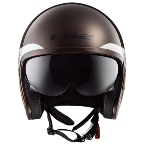 SPITFIRE スモールジェット ブラウン ホワイト M - バイク