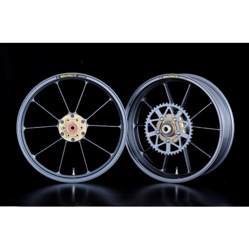 EXACT RACING10 フル鍛造マグネシウムホイール ガンメタ 5410R-S044-SR