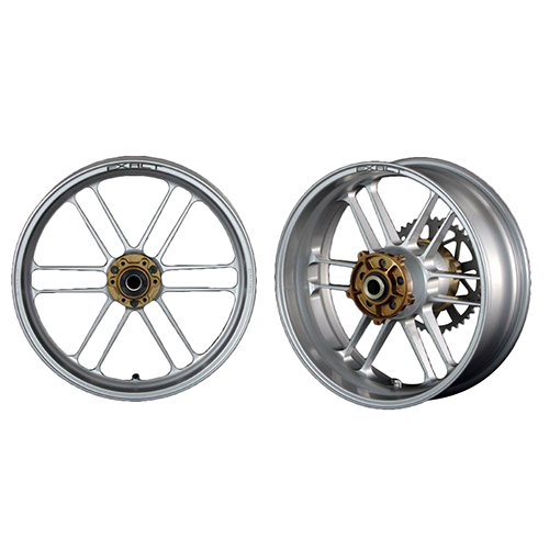 EXACT フル鍛造マグネシウムホイール シルバー 5410-K019-SS - バイク