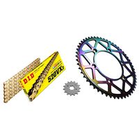 XAM&DID ドライブチェーン&前後スプロケットキット(タフライトスチール
