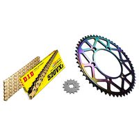 XAM&DID ドライブチェーン&前後スプロケットキット(タフライトスチール