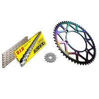 チェーン&前後スプロケット シルバー 3点交換セット NINJA400/Z400