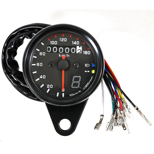 ca1634 汎用(12V)160km 表示スピードメーター(シフトポジション