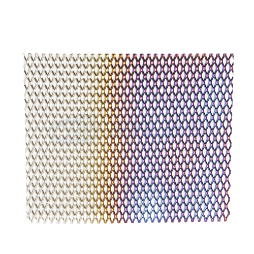 ラジエーター チタンメッシュガード ヒートグラデーション - バイク