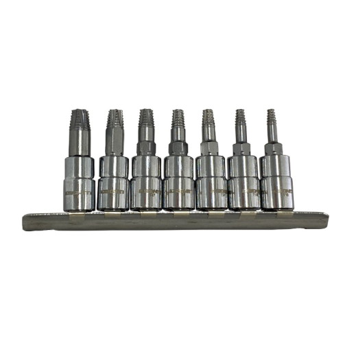 1/4DR 7PCヘックスローブボルトリムーバーソケットセット - 整備用品