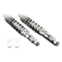 リアショックアブソーバー 330mm ゴールドメッキ - バイク