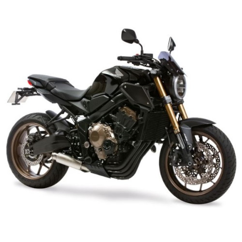 フルエキゾーストマフラー CROSS SHORT ZERO BLACK WHITE CB650R