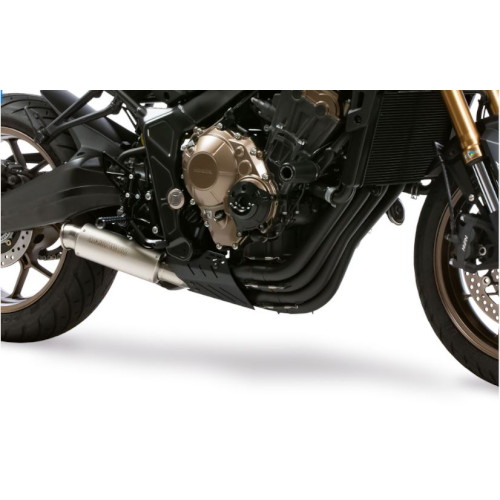 フルエキゾーストマフラー CROSS SHORT ZERO BLACK WHITE CB650R