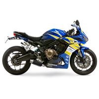 フルエキゾーストマフラー CROSS-SHORT ZERO BLACK ANO CB650R/CBR650R