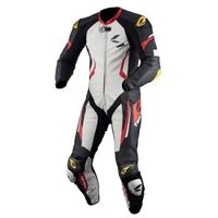 NXL307 GP-WRX R307 レーシングスーツ ブラック/ホワイト/レッド XXL