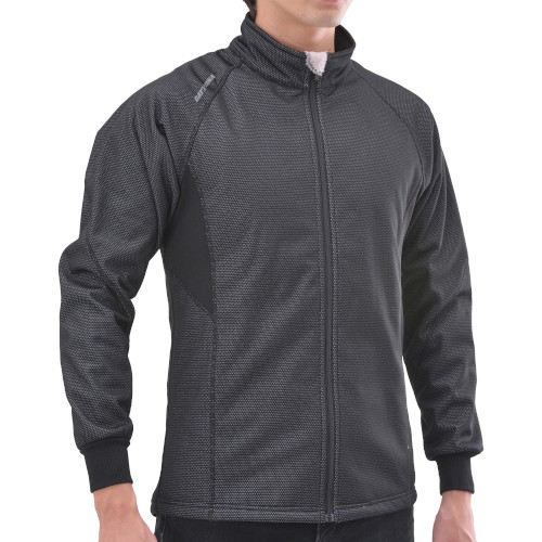 DI-007FA ボア付防風防寒インナーフルZIP ブラック XL - バイク