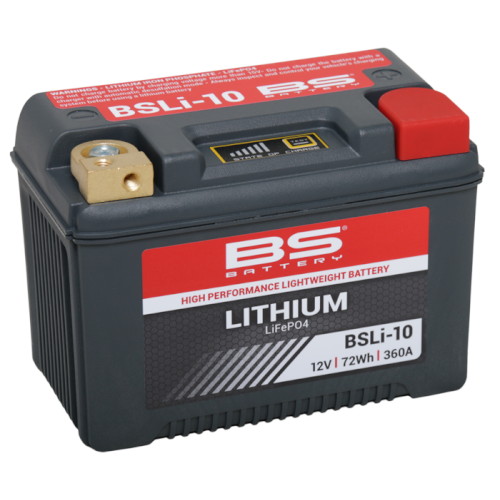 BSLi-10(YTX20L-BS、Y50-N18L-A互換)(リチウムイオンバッテリー) - バイク