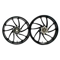 受注生産】アルミニウム鍛造ホイール(TYPE-SB1) 550-17 リア 半ツヤ