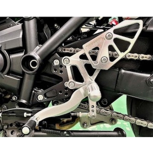 ハイパーバンク固定式 Ninja H2 SX/SE ブラックアルマイト - バイク