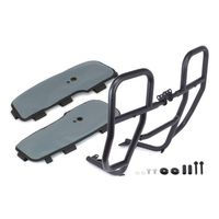 シールド左右セット ブラック SP武川製レッグバンパー装着車 - バイク